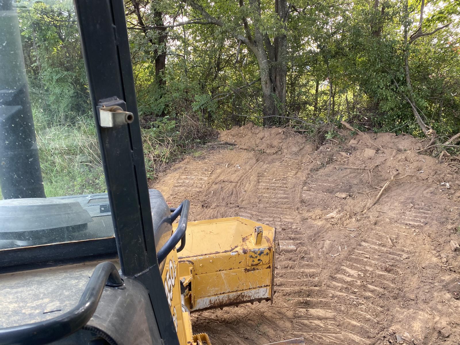 Land clearing and site grading in DeSoto County, Mississippi by Hart Exterior Services, LLC