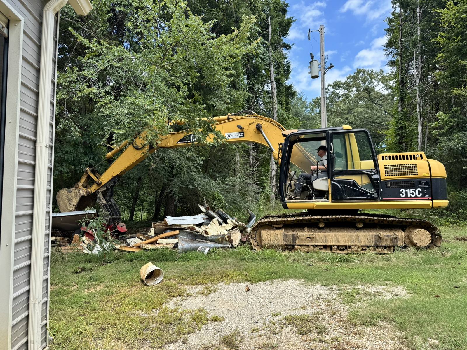 Structure demolition in DeSoto County, Mississippi by Hart Exterior Services, LLC